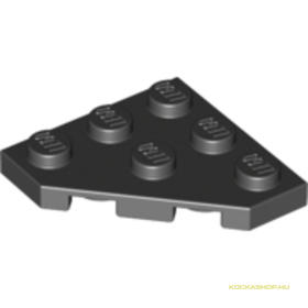Fekete 3X3 Lapos Sarokelem