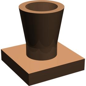 Barna cserép talppal