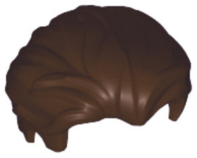 Sötétbarna minifigura haj
