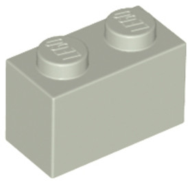 Világosszürke 1x1x2 Elem