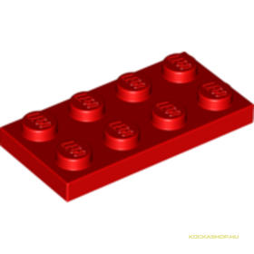 Piros 2X4 Lapos Elem