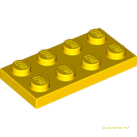 Sárga 2X4 Lapos Elem