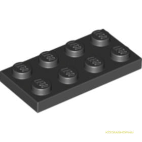 Fekete 2X4 Lapos Elem