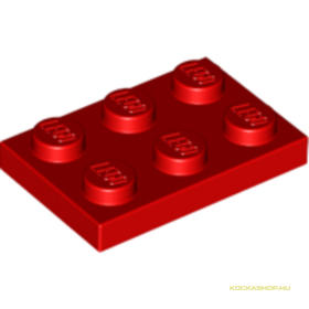 Piros 2X3 Lapos Elem
