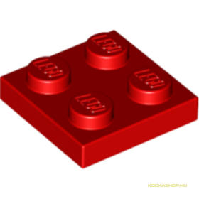 Piros 2X2 Lapos Elem