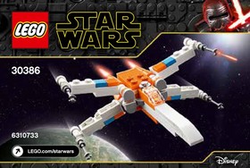 Poe Dameron X-szárnyú vadászgépe - polybag