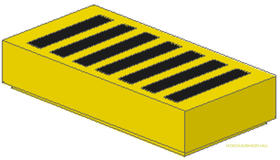Sárga 1X2 Elem, L Grillal