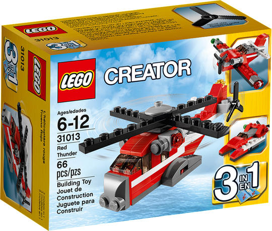 LEGO® Creator 3in1 31013 - Vörös villám