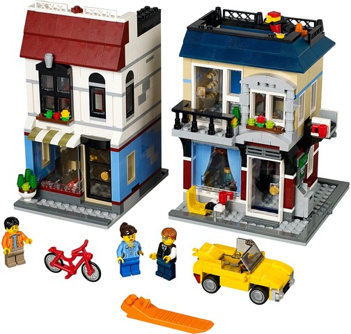 LEGO® Creator 3in1 31026 - Kerékpárüzlet és Kávéház