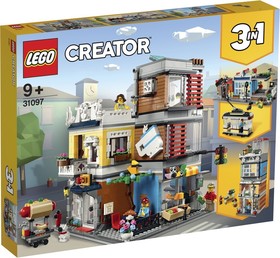 LEGO® Creator 3in1 31097 - Városi kisállat kereskedés és kávézó
