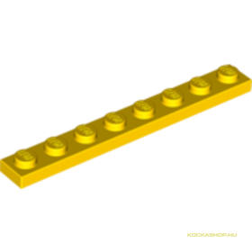 Sárga 1X8 Lapos Elem