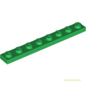Zöld 1X8 Lapos Elem