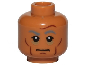 Star Wars Első Rendi Tiszt minifigura fej - barna