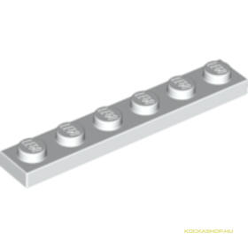 Fehér 1X6 Lapos Elem