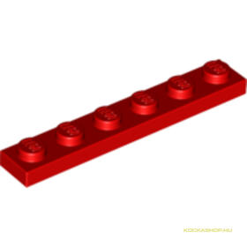 Piros 1X6 Lapos Elem