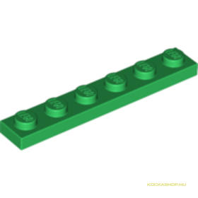 Zöld 1X6 Lapos Elem