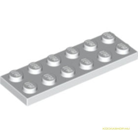 Fehér 2X6 Lapos Elem