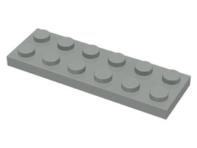 Világosszürke 2x6 Lap