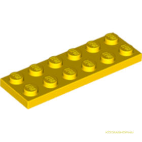 Sárga 2X6 Lapos Elem
