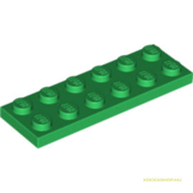 Zöld 2X6 Lapos Elem