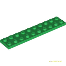 Zöld 2X10 Lapos Elem