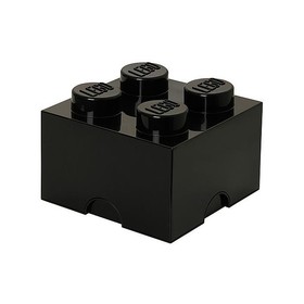 Tároló doboz 2x2 fekete