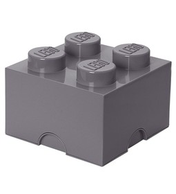 Tároló doboz 2x2 sötétszürke