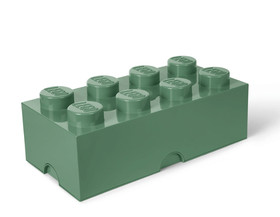 Tároló doboz 4x2 homokzöld