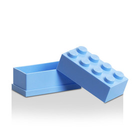 Tároló mini doboz 4x2 világoskék