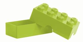 Uzsonnás doboz 4x2 lime zöld