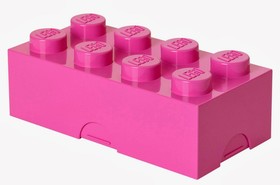 Uzsonnás doboz 4x2 pink