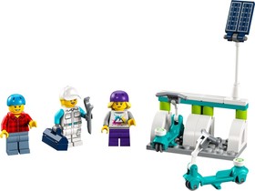 Elektromos robogók és töltőpont