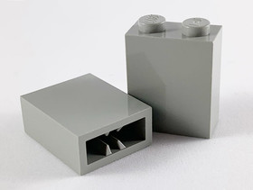 Világosszürke 1X2X2 Elem