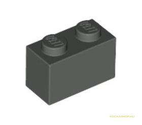 Sötétszürke 1x2 elem