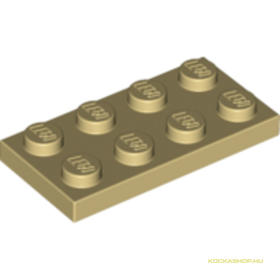 Bézs 2X4 Lapos Elem