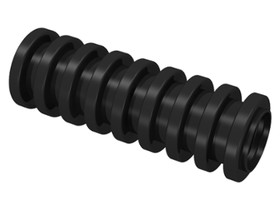 Fekete Bordázott Tömlő 7mm D. 3L / 2.4cm