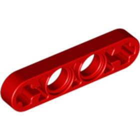 Piros Technic 1x4 Féltengely
