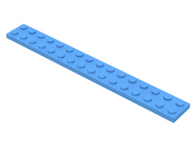 Közép kék 2 x 16 lap