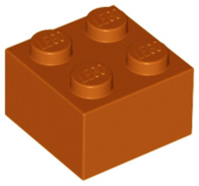 Sötétnarancs 2x2 Elem