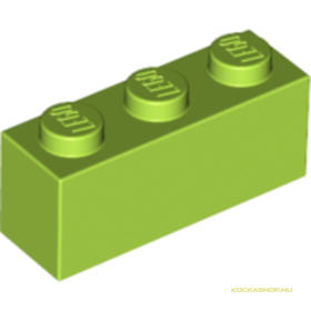 Lime színű 1X1X3 Elem