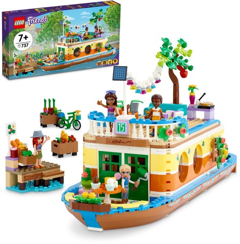 LEGO® Friends 41702 - Lakóhajó a csatornán