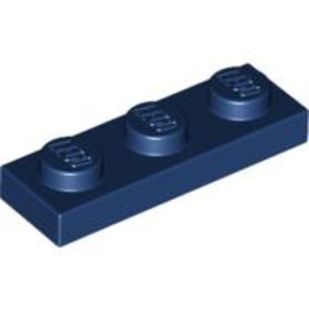 Sötétkék 1X3 Lapos Elem