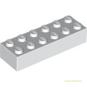Fehér 1X2X6 Elem