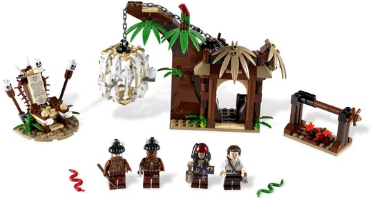 LEGO® Karib tenger kalózai 4182 - A kannibál szökése