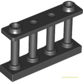 Fekete 1X4X2 Rács