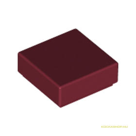Sötétpiros 1x1 Csempe