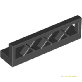 Fekete 1X4X1 Kerítés