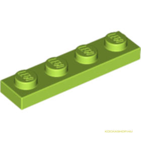 Lime színű 1X4 Lapos Elem