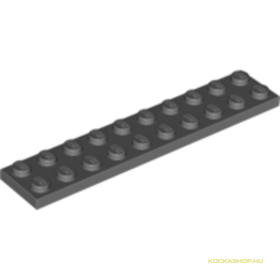 Sötét Kékesszürke 2x10 Lapos Elem