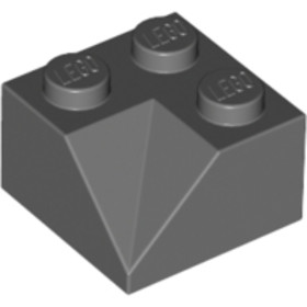 Sötét Kékesszürke 1X2X2 Sarokelem